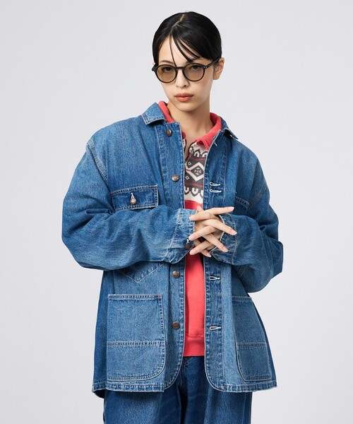 BIG MAC(ビッグマック)の「【BIG MAC / ビッグマック】DENIM COVERALL / デニムカバーオール/ユニセックス(デニムジャケット・メンズ・インディゴブルー・L/M)」の22枚目の写真