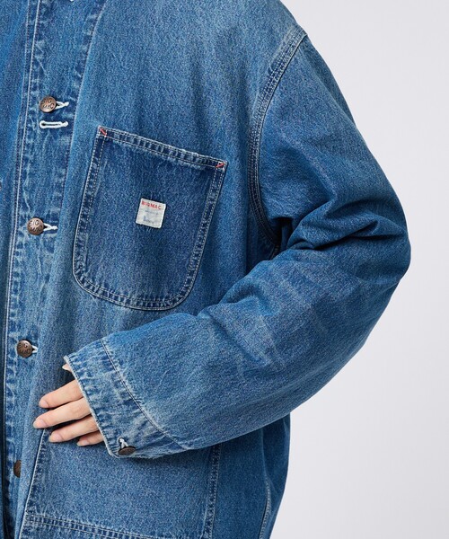 BIG MAC(ビッグマック)の「【BIG MAC / ビッグマック】DENIM COVERALL / デニムカバーオール/ユニセックス(デニムジャケット・メンズ・インディゴブルー・L/M)」の6枚目の写真
