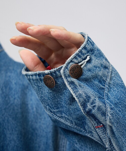 BIG MAC(ビッグマック)の「【BIG MAC / ビッグマック】DENIM COVERALL / デニムカバーオール/ユニセックス(デニムジャケット・メンズ・インディゴブルー・L/M)」の8枚目の写真