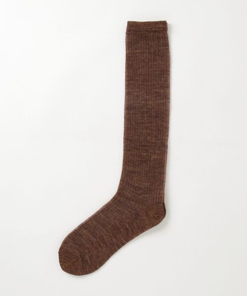 THE SHINZONE(ザ シンゾーン)の「SHEER ALPACA SOCKS 26AMSIT04(ソックス/靴下・レディース・ブルー/ブラウン/グレー・FREE)」の2枚目の写真