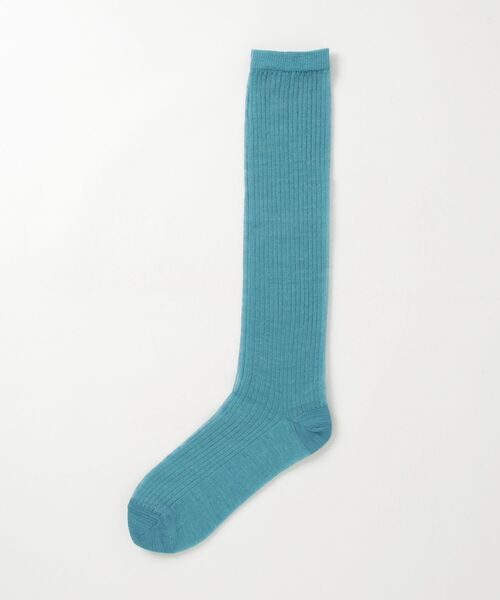 THE SHINZONE(ザ シンゾーン)の「SHEER ALPACA SOCKS 26AMSIT04(ソックス/靴下・レディース・ブルー/ブラウン/グレー・FREE)」の3枚目の写真
