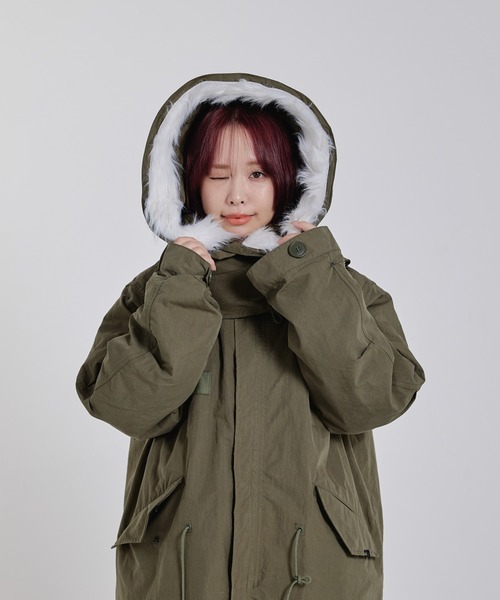 EFFECTEN(エフェクテン)の「【EFFECTEN】M -65 field parka(ミリタリージャケット・メンズ・グリーン系その他/グリーン系その他2・SMALL/X-SMALL/XX-SMALL)」の7枚目の写真