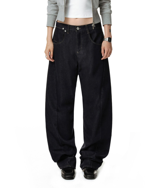 DECET WOMEN(デケット ウーマン)の「Engineered Pants DCWPT033CPINDIGO(デニムパンツ・レディース・その他・X-SMALL/LARGE/MEDIUM/SMALL)」の2枚目の写真