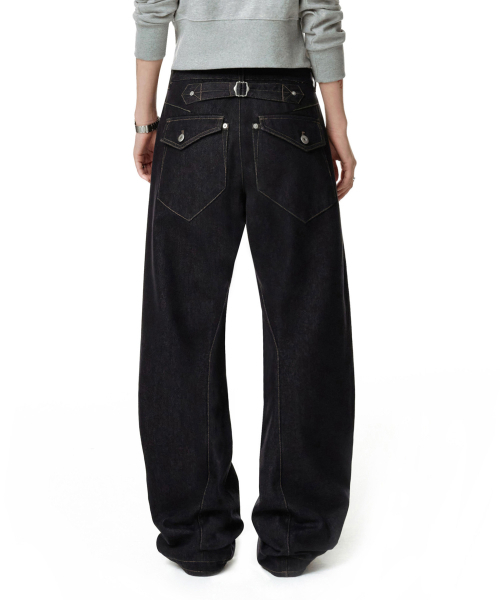 DECET WOMEN(デケット ウーマン)の「Engineered Pants DCWPT033CPINDIGO(デニムパンツ・レディース・その他・X-SMALL/LARGE/MEDIUM/SMALL)」の4枚目の写真