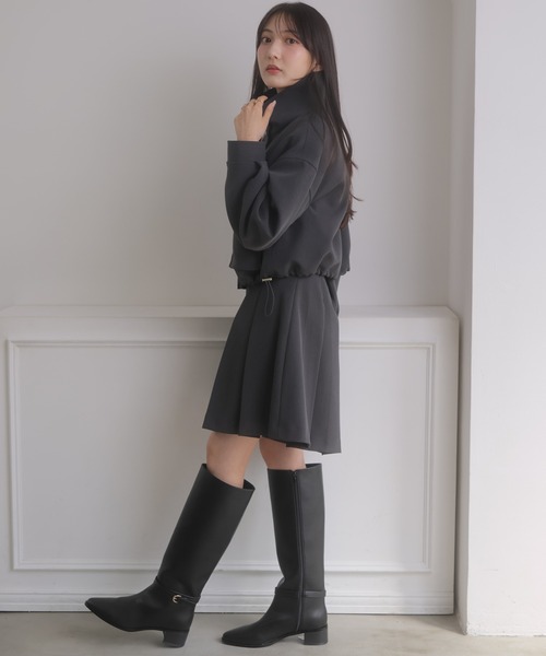 NOELA(ノエラ)の「ロングブーツ(ブーツ・レディース・ブラウン/ブラック・S/M/L)」の4枚目の写真