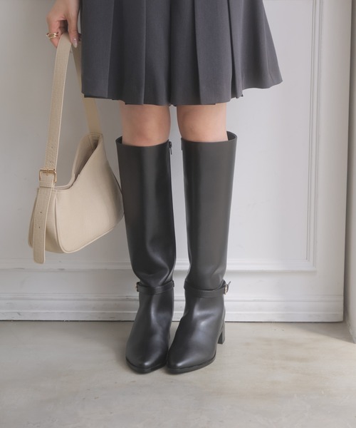 NOELA(ノエラ)の「ロングブーツ(ブーツ・レディース・ブラウン/ブラック・S/M/L)」の5枚目の写真