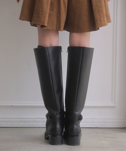 NOELA(ノエラ)の「ロングブーツ(ブーツ・レディース・ブラウン/ブラック・S/M/L)」の7枚目の写真