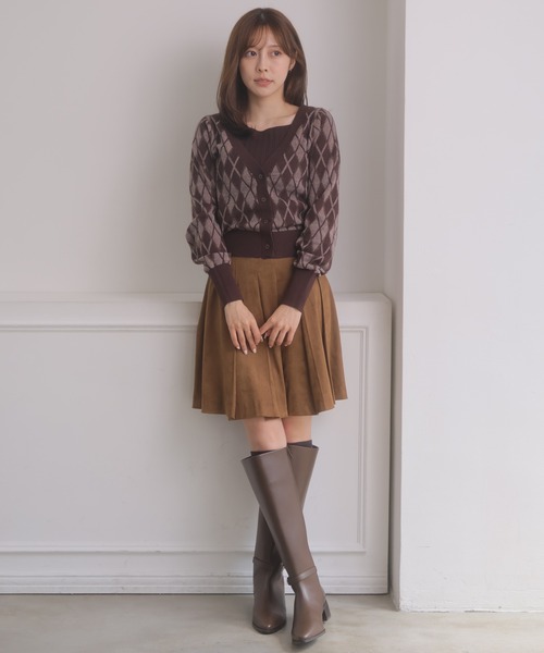 NOELA(ノエラ)の「ロングブーツ(ブーツ・レディース・ブラウン/ブラック・S/M/L)」の8枚目の写真