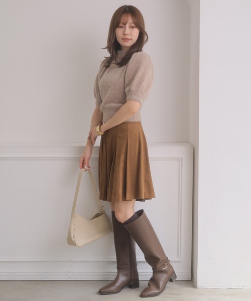 NOELA(ノエラ)の「ロングブーツ(ブーツ・レディース・ブラウン/ブラック・S/M/L)」の9枚目の写真