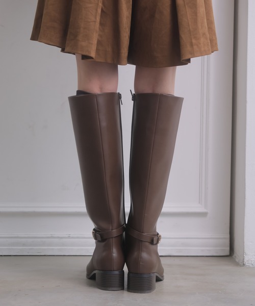NOELA(ノエラ)の「ロングブーツ(ブーツ・レディース・ブラウン/ブラック・S/M/L)」の11枚目の写真