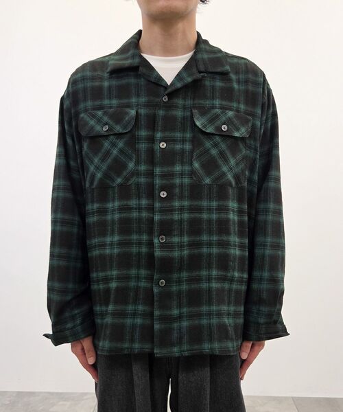 CRAFT STANDARD BOUTIQUE(クラフトスタンダードブティック)の「ネルタータンチェックシャツ(シャツ/ブラウス・メンズ・ブラック/グリーン/ホワイト・L/M)」の20枚目の写真