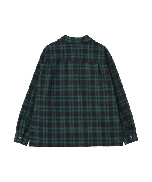 CRAFT STANDARD BOUTIQUE(クラフトスタンダードブティック)の「ネルタータンチェックシャツ(シャツ/ブラウス・メンズ・ブラック/グリーン/ホワイト・L/M)」の15枚目の写真