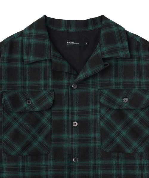 CRAFT STANDARD BOUTIQUE(クラフトスタンダードブティック)の「ネルタータンチェックシャツ(シャツ/ブラウス・メンズ・ブラック/グリーン/ホワイト・L/M)」の16枚目の写真