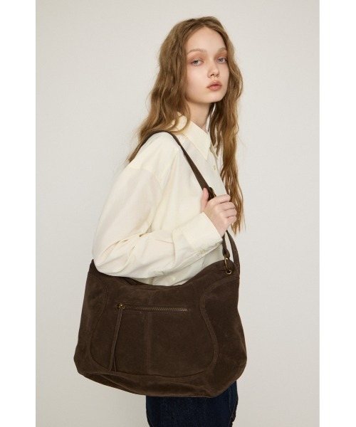 SLY(スライ)の「ZIP SHOULDER BAG ジップショルダーバッグ(ショルダーバッグ・レディース・ブラウン/ブラック・FREE)」の14枚目の写真