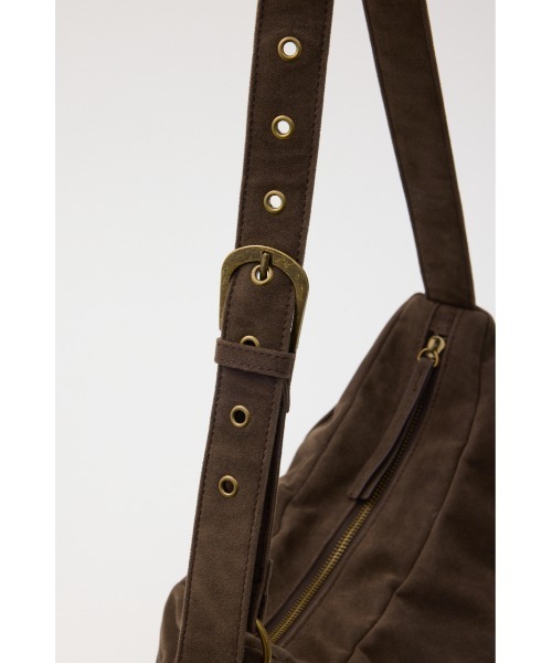SLY(スライ)の「ZIP SHOULDER BAG ジップショルダーバッグ(ショルダーバッグ・レディース・ブラウン/ブラック・FREE)」の12枚目の写真