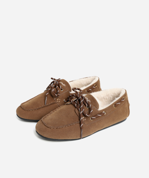 MAC MOC(マックモック)の「BONETA シューレースボートローファー_2colors(バレエシューズ・レディース・ダークブラウン/ベージュ/ブラウン/ブラック・22.5cm/23.5cm/23cm/24.5cm/24cm/25cm)」の9枚目の写真