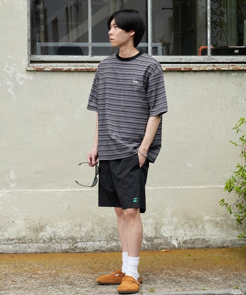 POLeR(ポーラー)の「POLeR/ポーラー 90's STRIPE QUICK DRY TEE 90年代ストライプクイックドライTシャツ 秋 秋服 2026年秋冬(Tシャツ/カットソー・メンズ・ベージュ/ホワイト/チャコール・M/XL)」の15枚目の写真