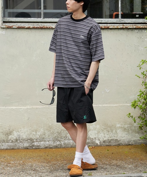POLeR(ポーラー)の「POLeR/ポーラー 90's STRIPE QUICK DRY TEE 90年代ストライプクイックドライTシャツ 秋 秋服 2026年秋冬(Tシャツ/カットソー・メンズ・ベージュ/ホワイト/チャコール・M/XL)」の16枚目の写真