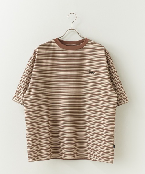 POLeR(ポーラー)の「POLeR/ポーラー 90's STRIPE QUICK DRY TEE 90年代ストライプクイックドライTシャツ 秋 秋服 2026年秋冬(Tシャツ/カットソー・メンズ・ベージュ/ホワイト/チャコール・M/XL)」の18枚目の写真