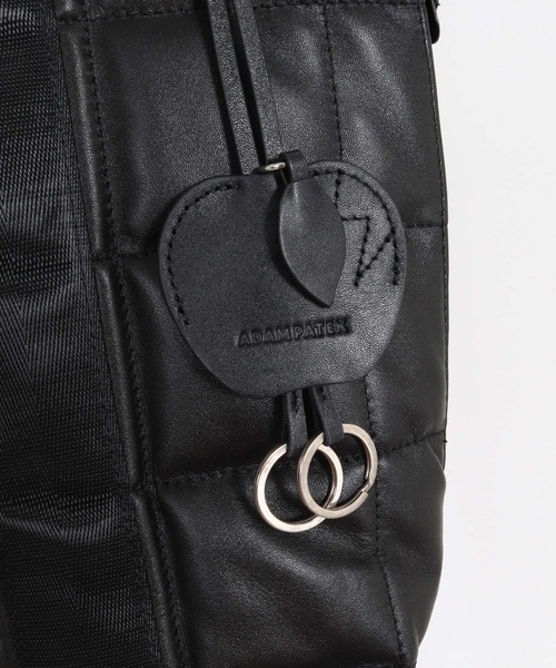 ADAM PATEK(アダムパテック)の「mko13956-w-r leather quilting medium tote キルティングトートバッグ(AP2629018)(トートバッグ・メンズ・ブラック・FREE)」の13枚目の写真