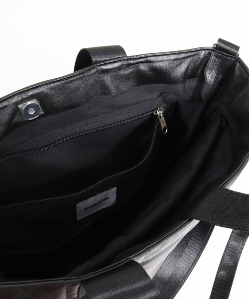 ADAM PATEK(アダムパテック)の「mko13956-w-r leather quilting medium tote キルティングトートバッグ(AP2629018)(トートバッグ・メンズ・ブラック・FREE)」の18枚目の写真