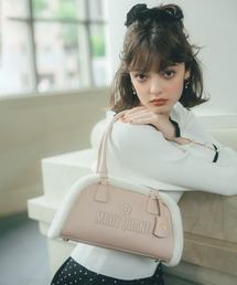【MARY QUANT×VIS】デイジーエンボスロゴボストンバッグ