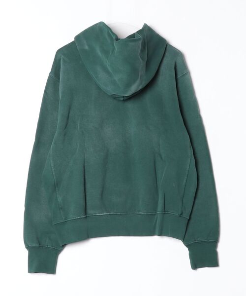 LES TIEN(レスティエン)の「LES TIEN CROPPED ZIP HOODIE (CF-1011-PS)(パーカー・メンズ・ピンク/グリーン/ライトブルー・LARGE/MEDIUM)」の4枚目の写真