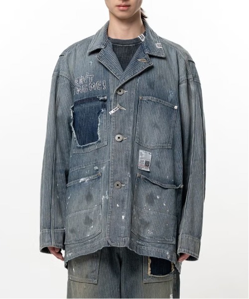 MIHARAYASUHIRO/ミハラヤスヒロ】J16BL127 DENIM CHORE JACKET
