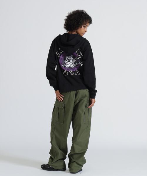 AVIREX(アヴィレックス)の「《WEB&DEPOT限定》TOM CAT ZIP UP PARKA / トムキャット ジップアップ パーカー / AVIREX / アヴィレックス(パーカー・メンズ・マスタード/オリーブ系/グレー/ブラック・2XL/M/XL/L)」の13枚目の写真