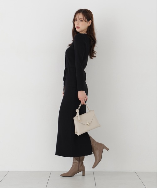 PROPORTION BODY DRESSING(プロポーションボディドレッシング)の「<a>レースリブカーデSET UP / 1216240102(ワンピース・レディース・ブルー/ブラック/カーキ・P/S/MEDIUM)」の7枚目の写真