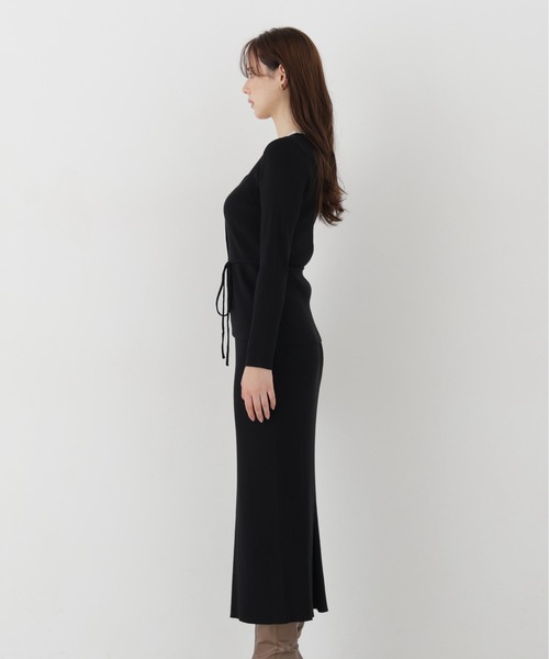 PROPORTION BODY DRESSING(プロポーションボディドレッシング)の「<a>レースリブカーデSET UP / 1216240102(ワンピース・レディース・ブルー/ブラック/カーキ・P/S/MEDIUM)」の9枚目の写真