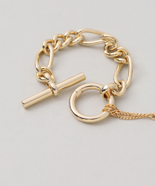 U by SPICK&SPAN(ユーバイスピックアンドスパン)の「《追加》SHUU/シュウ 葵 AOI チェーンリング GOLD2(リング・レディース・ゴールド・15 )」の6枚目の写真