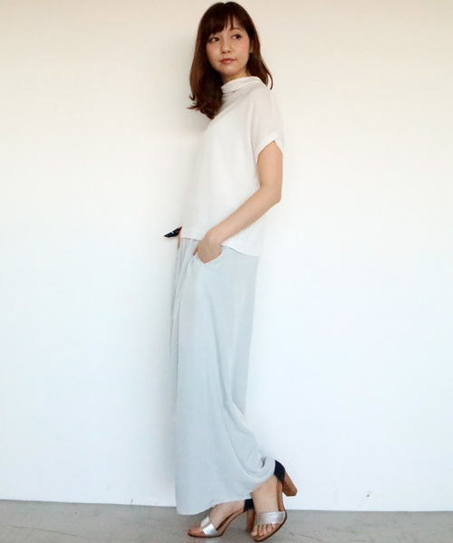 N.（N. Natural Beauty Basic）（エヌエヌナチュラルビューティーベーシック）の「ボートネックニット（ニット/セーター・レディース・ネイビー/ホワイト/カーキ・MEDIUM）」の14枚目の写真