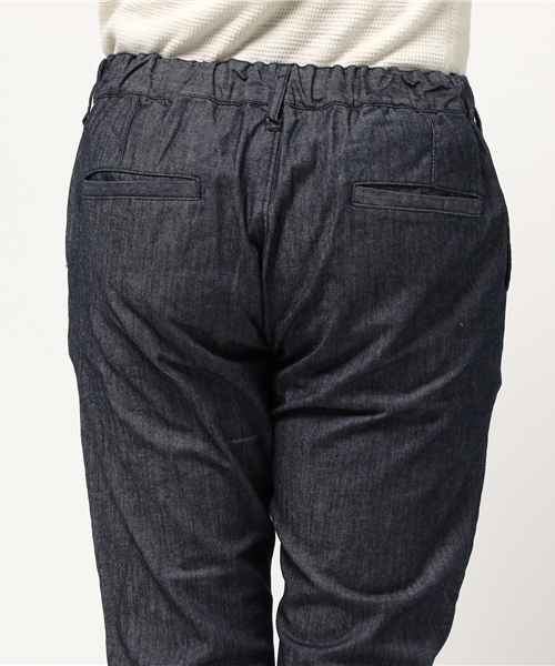 ikka（イッカ）の「インディゴデニムジョガーパンツ（デニムパンツ・メンズ・ネイビー・LARGE/MEDIUM/X-LARGE/SMALL）」の6枚目の写真