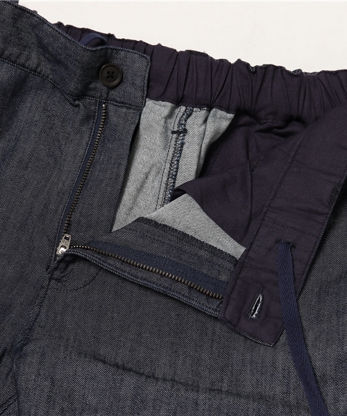 ikka（イッカ）の「インディゴデニムジョガーパンツ（デニムパンツ・メンズ・ネイビー・LARGE/MEDIUM/X-LARGE/SMALL）」の9枚目の写真