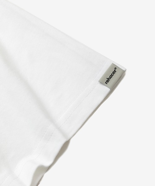 rehacer（レアセル）の「rehacer : Wrap Flower  on Wide Body  / ラップ フラワー オン ワイド ボディー（Tシャツ/カットソー・メンズ・グレー/ホワイト・SMALL/LARGE/MEDIUM/X-LARGE）」の10枚目の写真