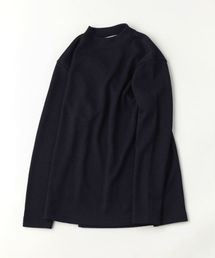 [L&HARMONY / エルアンドハーモニー] 長袖ボトルネックニットカットソー