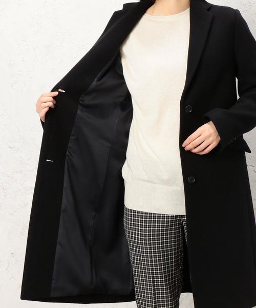 green label relaxing（グリーンレーベルリラクシング）の「◆KF W/N/CA チェスター コート（チェスターコート・レディース・ライトグレー/ベージュ/ネイビー・34/36/38/40/42/44/46）」の15枚目の写真