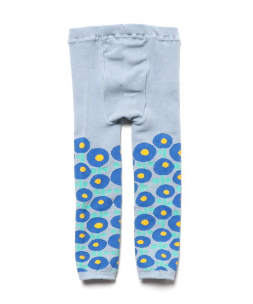 nino（ニノ）の「[85-125]フラワーレギンス（日本製)（レギンス/スパッツ・キッズ・ブルー/ピンク・SMALL/LARGE/X-SMALL/MEDIUM/M/S/L）」の3枚目の写真