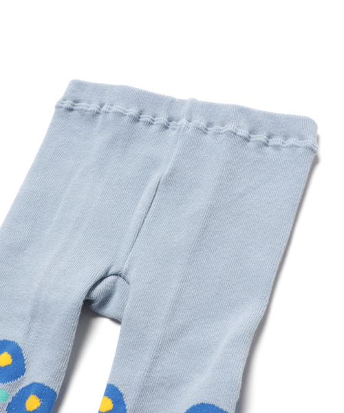 nino（ニノ）の「[85-125]フラワーレギンス（日本製)（レギンス/スパッツ・キッズ・ブルー/ピンク・SMALL/LARGE/X-SMALL/MEDIUM/M/S/L）」の4枚目の写真