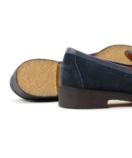 EDIFICE(エディフィス)の「H.TSUBOUCHI / ヒロシツボウチ × EDIFICE スエードローファー(ローファー・メンズ・ネイビー/ブラウン・26cm/25cm/24cm/27cm)」の9枚目の写真