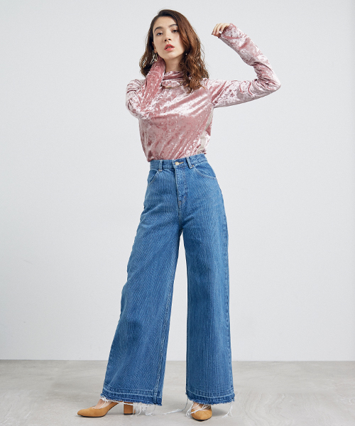 UNITED TOKYO（ユナイテッドトウキョウ）の「クラッシュベロアTOP（Tシャツ/カットソー・レディース・ピンク/オレンジ/ブラック・FREE）」の18枚目の写真