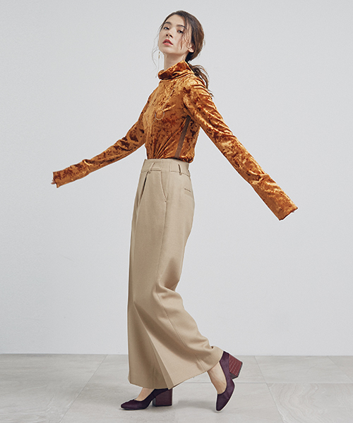 UNITED TOKYO（ユナイテッドトウキョウ）の「クラッシュベロアTOP（Tシャツ/カットソー・レディース・ピンク/オレンジ/ブラック・FREE）」の19枚目の写真