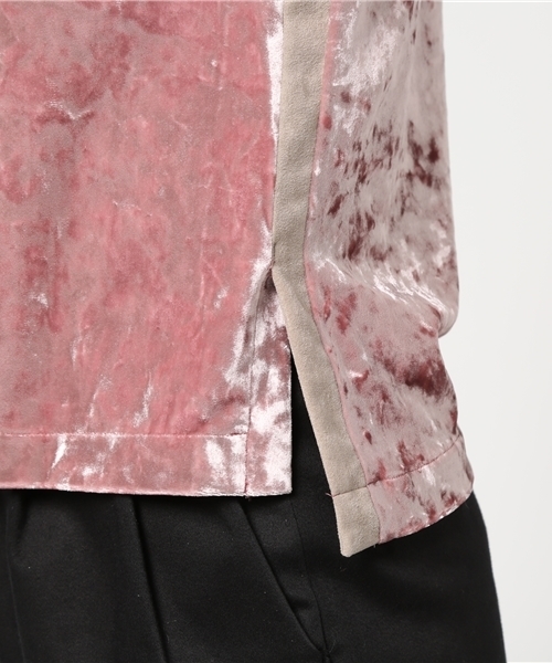 UNITED TOKYO（ユナイテッドトウキョウ）の「クラッシュベロアTOP（Tシャツ/カットソー・レディース・ピンク/オレンジ/ブラック・FREE）」の9枚目の写真