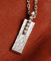 GILD(Mh)GILD Mh / Frosted coat texture studs necklace tXeBh R[g eNX`[ X^bY lbNX / G162-NE01(lbNX)
