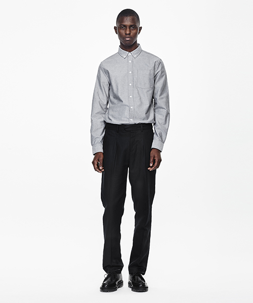 Saturdays NYC（サタデーズ ニューヨークシティ ）の「Crosby Oxford Shirt（シャツ/ブラウス・メンズ・ホワイト/ピンク/ネイビー/ブラック・L/S/M/X-SMALL/X-LARGE）」の9枚目の写真