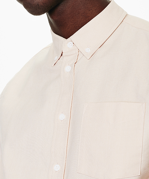 Saturdays NYC（サタデーズ ニューヨークシティ ）の「Crosby Oxford Shirt（シャツ/ブラウス・メンズ・ホワイト/ピンク/ネイビー/ブラック・L/S/M/X-SMALL/X-LARGE）」の5枚目の写真