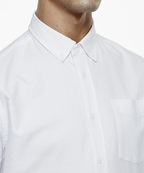 Saturdays NYC（サタデーズ ニューヨークシティ ）の「Crosby Oxford Shirt（シャツ/ブラウス・メンズ・ホワイト/ピンク/ネイビー/ブラック・L/S/M/X-SMALL/X-LARGE）」の8枚目の写真