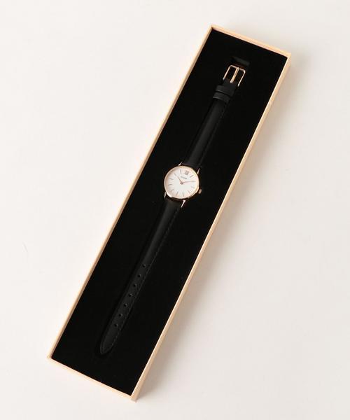 CLUSE（クルース）の「＜CLUSE＞レザー24mmフェイスウォッチ/ピンクゴールドカラー ：（アナログ腕時計・レディース・ブラック・FREE）」の9枚目の写真