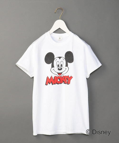 BEAUTY&YOUTH UNITED ARROWS - ロク MICKEY CREW NECK SHORT SLEEVE TEE BEAUTY&YOUTH UNITED ARROWS（ビューティーアンドユース